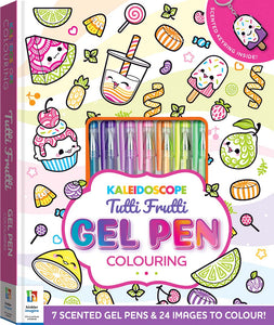 Hinkler: Kaleidoscope Colouring - Tutti Frutti Gel Pen Set