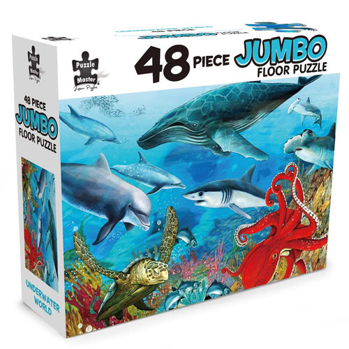 Puzzle Master: 48 Piece Jumbo Floor Jigsaw Puzzle 92cm x 62cm - Underwater World