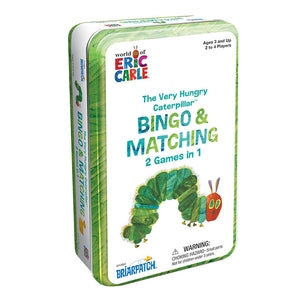 The Very Hungry Caterpillar Bingo & Matching (2 Games in 1) Game in Tin