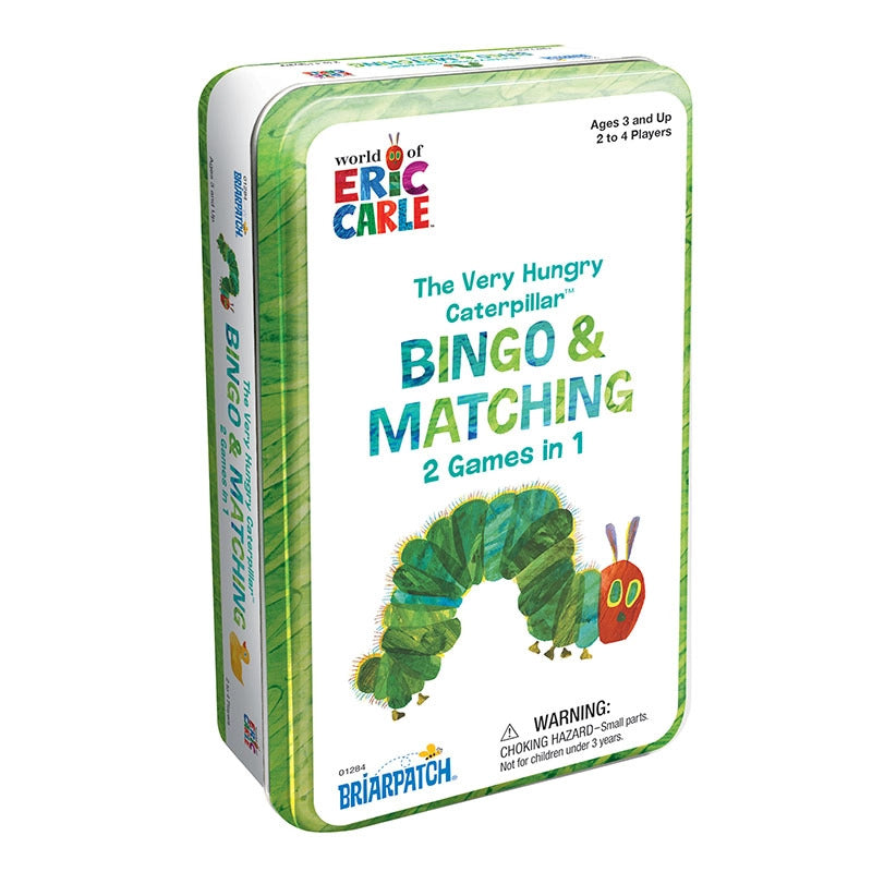 The Very Hungry Caterpillar Bingo & Matching (2 Games in 1) Game in Tin