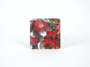 Bell Art - Drink Coasters (8) - Wildflower