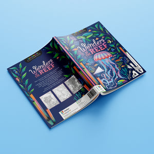 Kaleidoscope Colouring: Wonders of The Reef Colouring Book