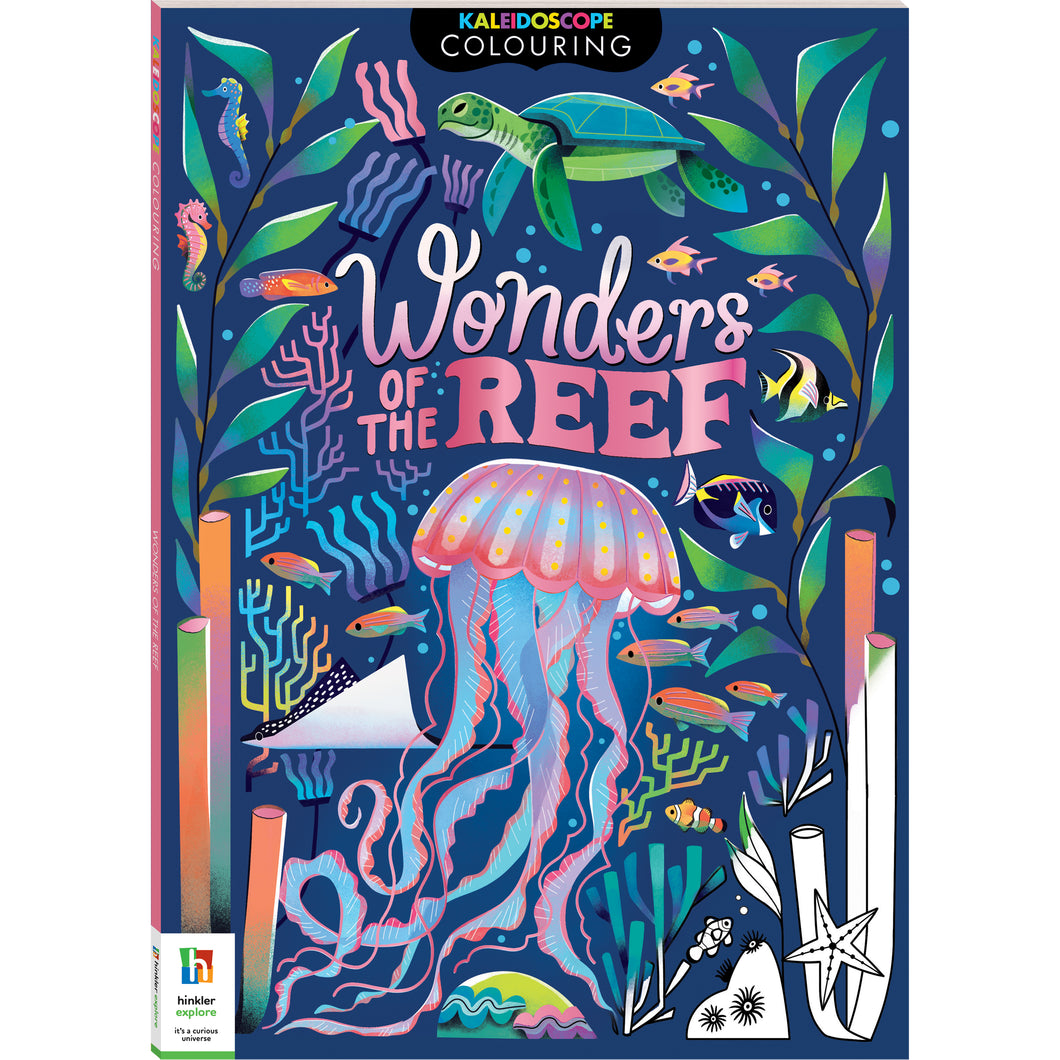 Kaleidoscope Colouring: Wonders of The Reef Colouring Book
