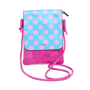 IVYS Crossbody Flap Bag - Pink Spot