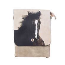 Load image into Gallery viewer, IVYS Crossbody Flap Bag - Beige Horse