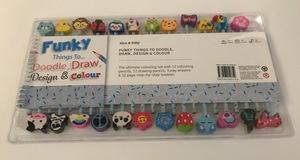 Funky Things To...Doodle, Draw, Design & Colour Colouring Set